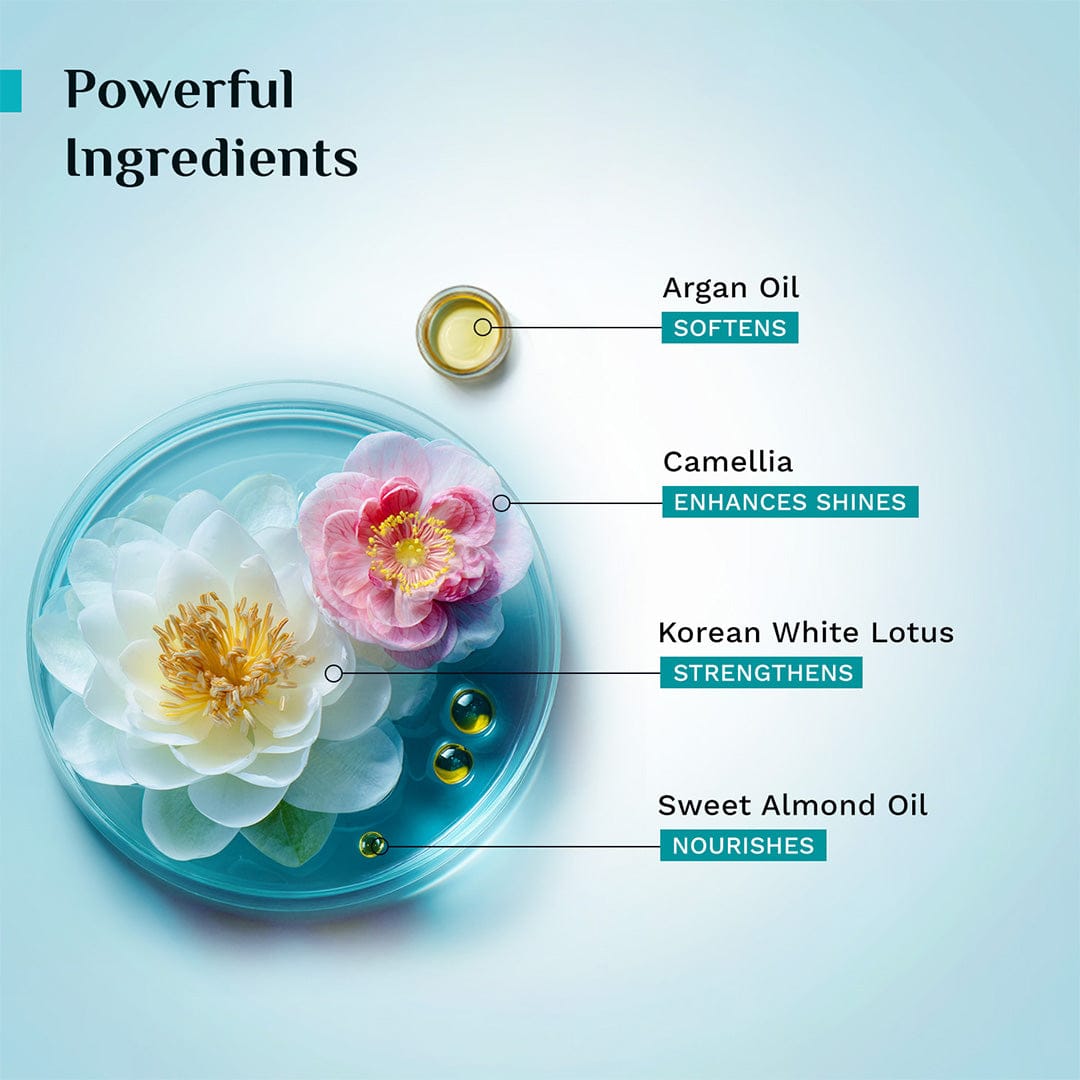 Pilgrim Argan Oil Sulphate Free Shampoo with Korean White Lotus, Camellia & Sweet Almond Oil, 200ml - Image 7 - Buy from Indicrest