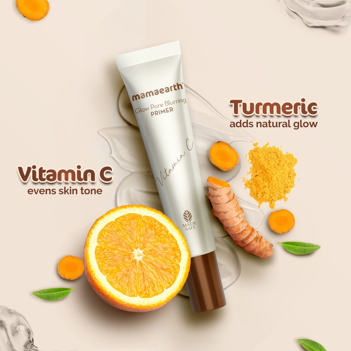 Mamaearth Glow Pore Blurring Primer with Vitamin C & Turmeric, 25g - Image 3 - Buy from Indicrest