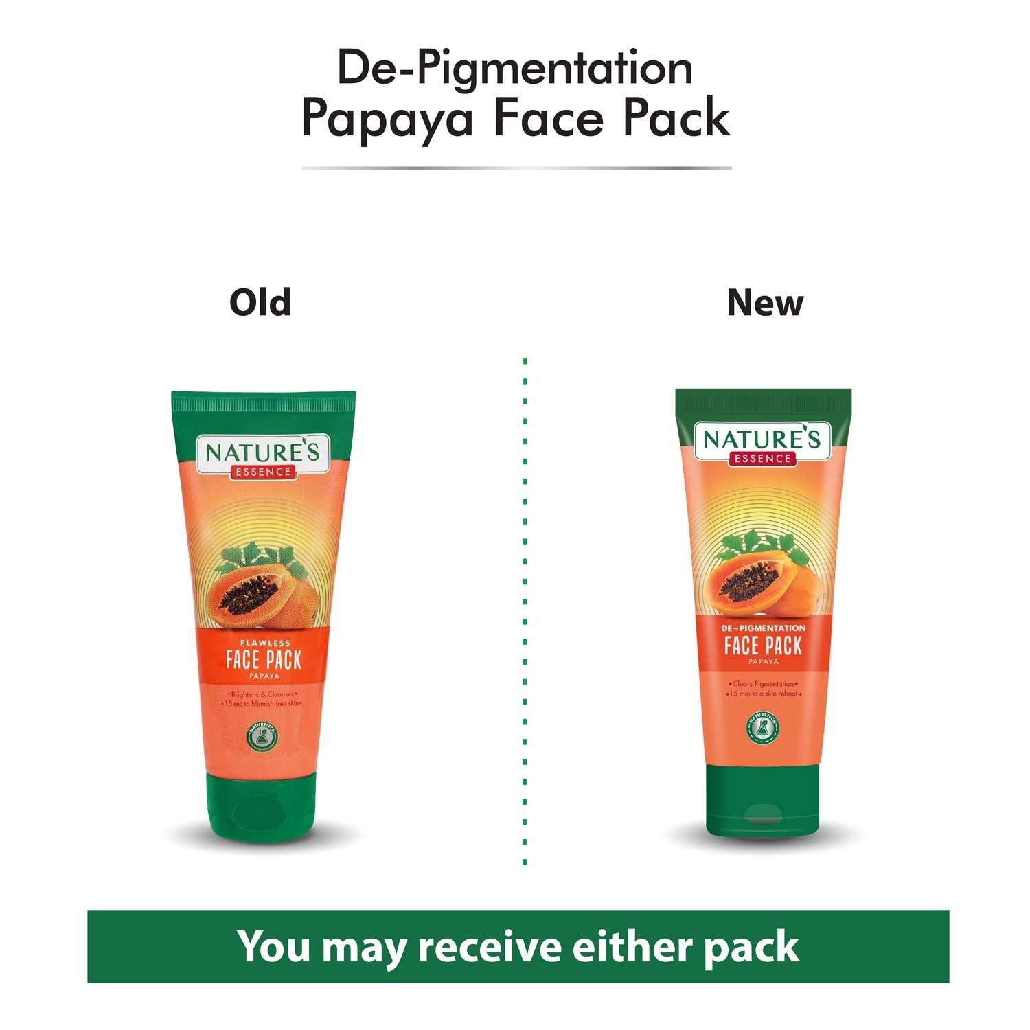 Nature's Essence De-Pigmentation Papaya Face Pack, 50g Buy at Indicrest Image 4