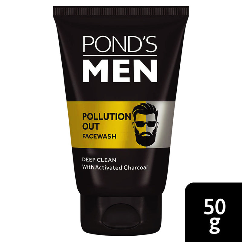 Pond’s Men Pollution Out Facewash Deep Cleanses With Activated Charcoal, 50g Buy at Indicrest