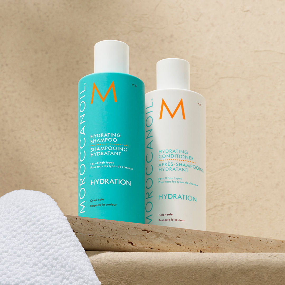 Moroccanoil Hydrating Conditioner | Argan Oil, Vitamin A+E, Red Algae | Daily Use For All Hair Types, 500ml