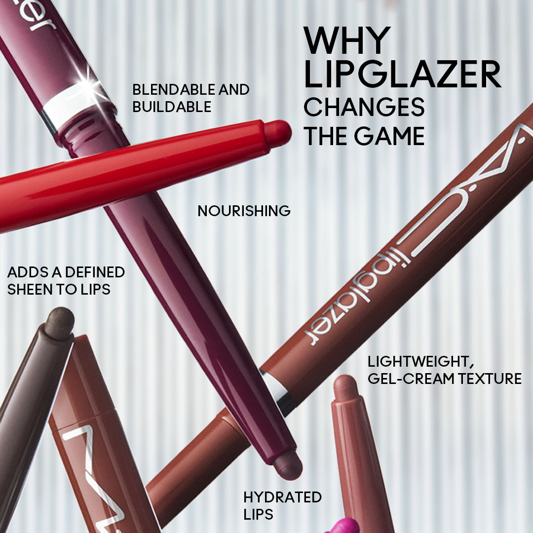 M.A.C Lip Glazer - Velvet Teddy, 0.25g