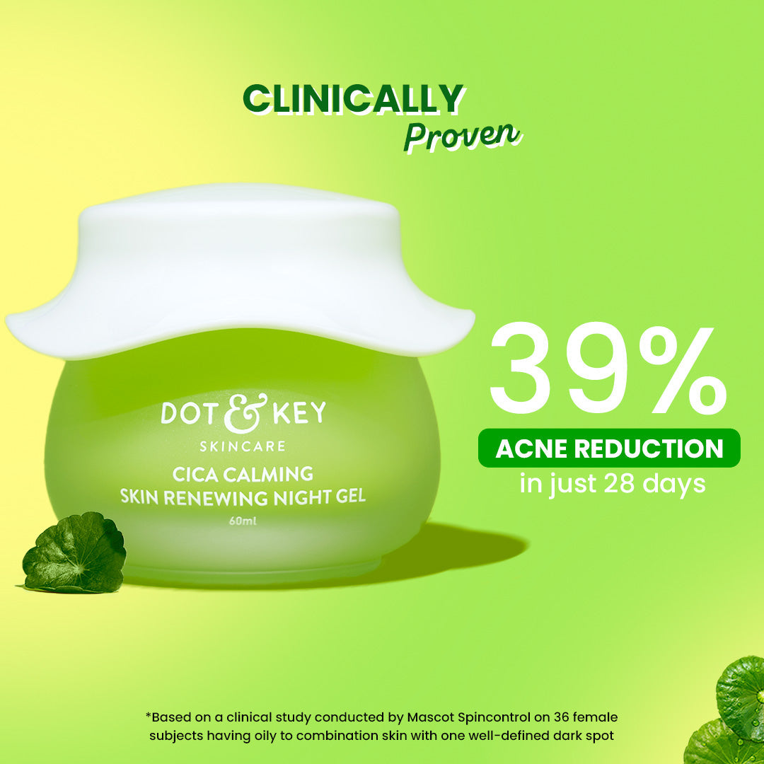 Dot & Key Cica Calming Night Gel (Niacinamide + Green Tea) 60ml