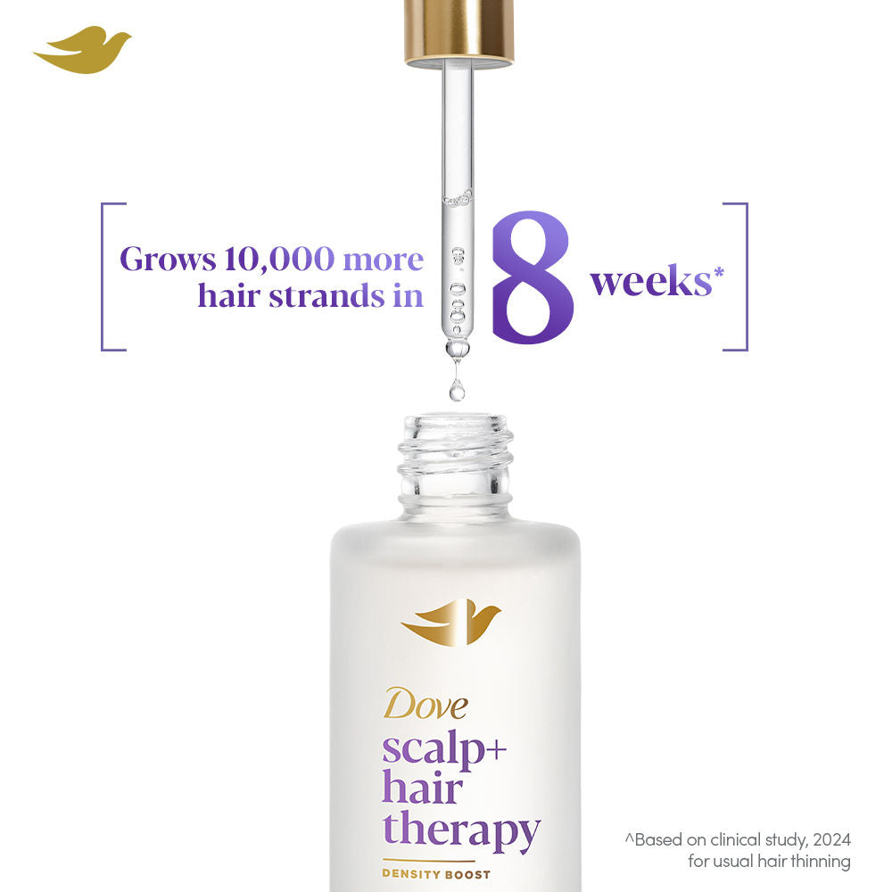 Dove Scalp + Hair Therapy Density Boost Revitalizing Scalp Night Serum, 50ml Buy at Indicrest Image 4