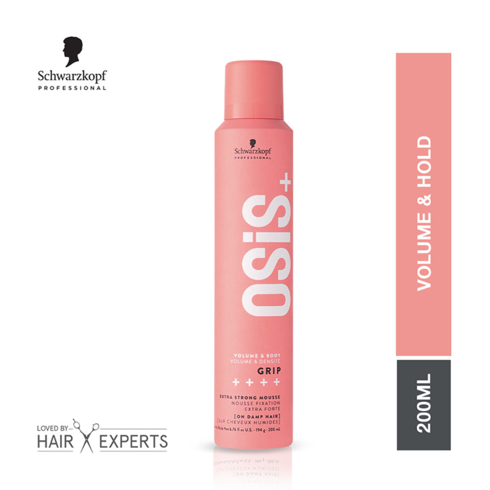Schwarzkopf Professional OSiS+ Grip Extra Strong Hair Styling Mousse, 200ml Buy at Indicrest Image 2
