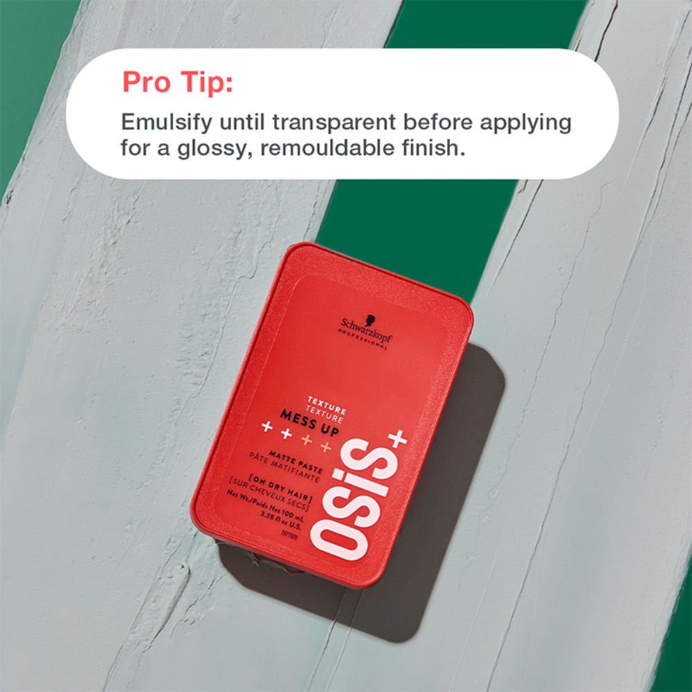 Schwarzkopf Professional OSiS+ Mess Up Hair Styling Matte Paste, 100ml Buy at Indicrest Image 8