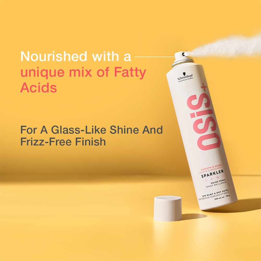 Schwarzkopf Professional OSiS+ Sparkler Hair Styling Shine Spray, 300ml Buy at Indicrest Image 4