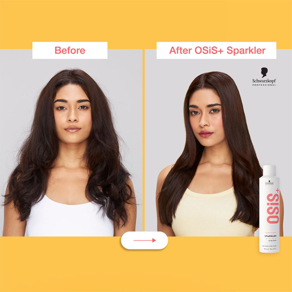 Schwarzkopf Professional OSiS+ Sparkler Hair Styling Shine Spray, 300ml Buy at Indicrest Image 6