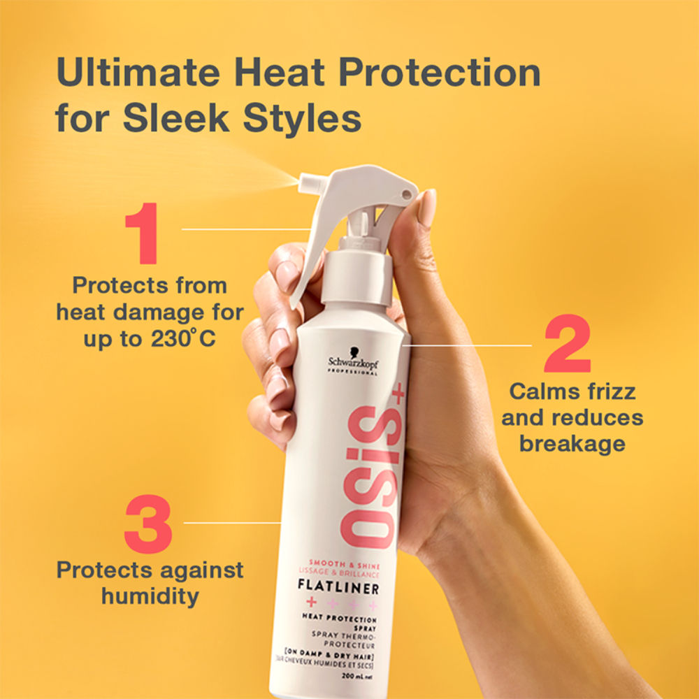 Schwarzkopf Professional OSiS+ Flatliner Heat Protection Spray, 200ml Buy at Indicrest Image 3