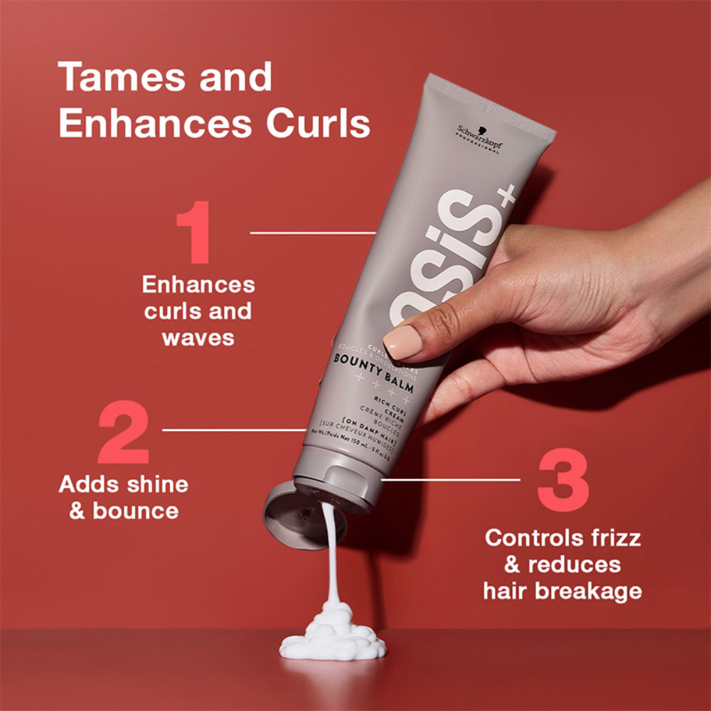 Schwarzkopf Professional OSiS+ Bounty Balm Rich Curl Cream, 150ml Buy at Indicrest Image 3