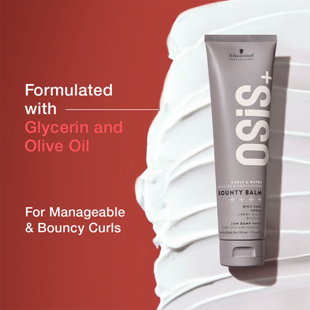 Schwarzkopf Professional OSiS+ Bounty Balm Rich Curl Cream, 150ml Buy at Indicrest Image 4