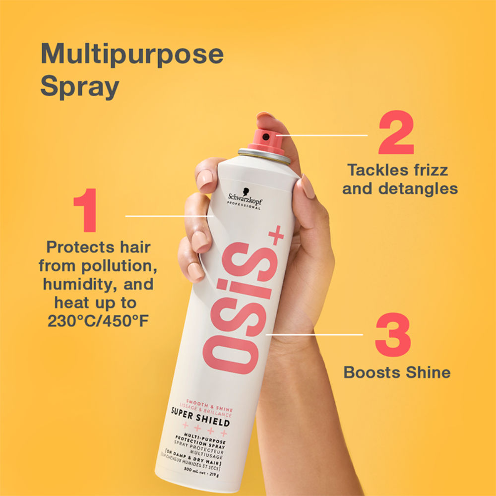 Schwarzkopf Professional OSiS+ Super Shield Hair Spray, 300ml Buy at Indicrest Image 3