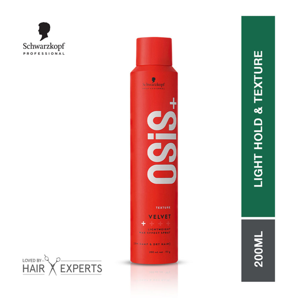 Schwarzkopf Professional OSiS+ Velvet Lightweight Wax-Effect Spray, 200ml Buy at Indicrest Image 2