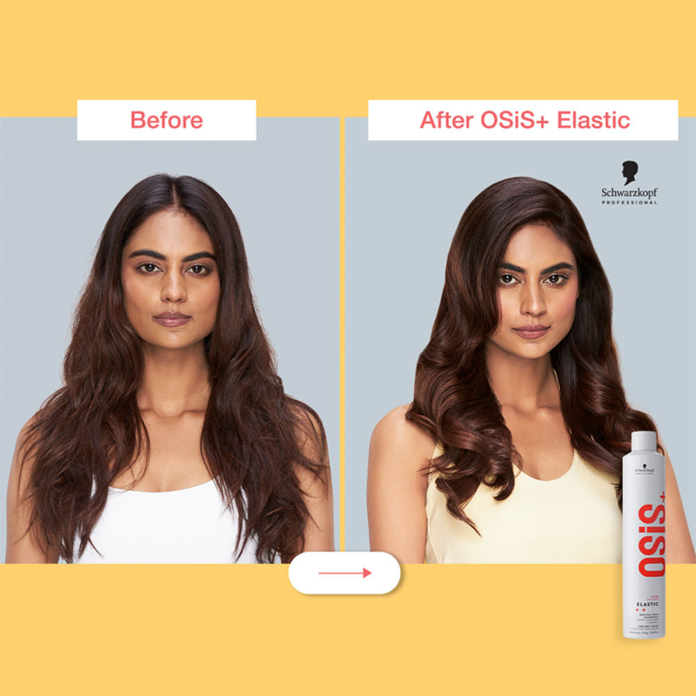 Schwarzkopf Professional Osis+ Elastic Anti Humidity Medium Hold Vegan Hair Spray, 500ml Buy at Indicrest Image 6