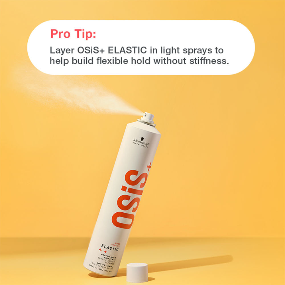 Schwarzkopf Professional Osis+ Elastic Anti Humidity Medium Hold Vegan Hair Spray, 500ml Buy at Indicrest Image 8