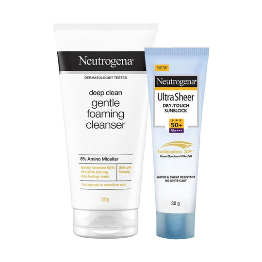 Neutrogena Gentle Cleanser, 50g + Sunscreen, 30g