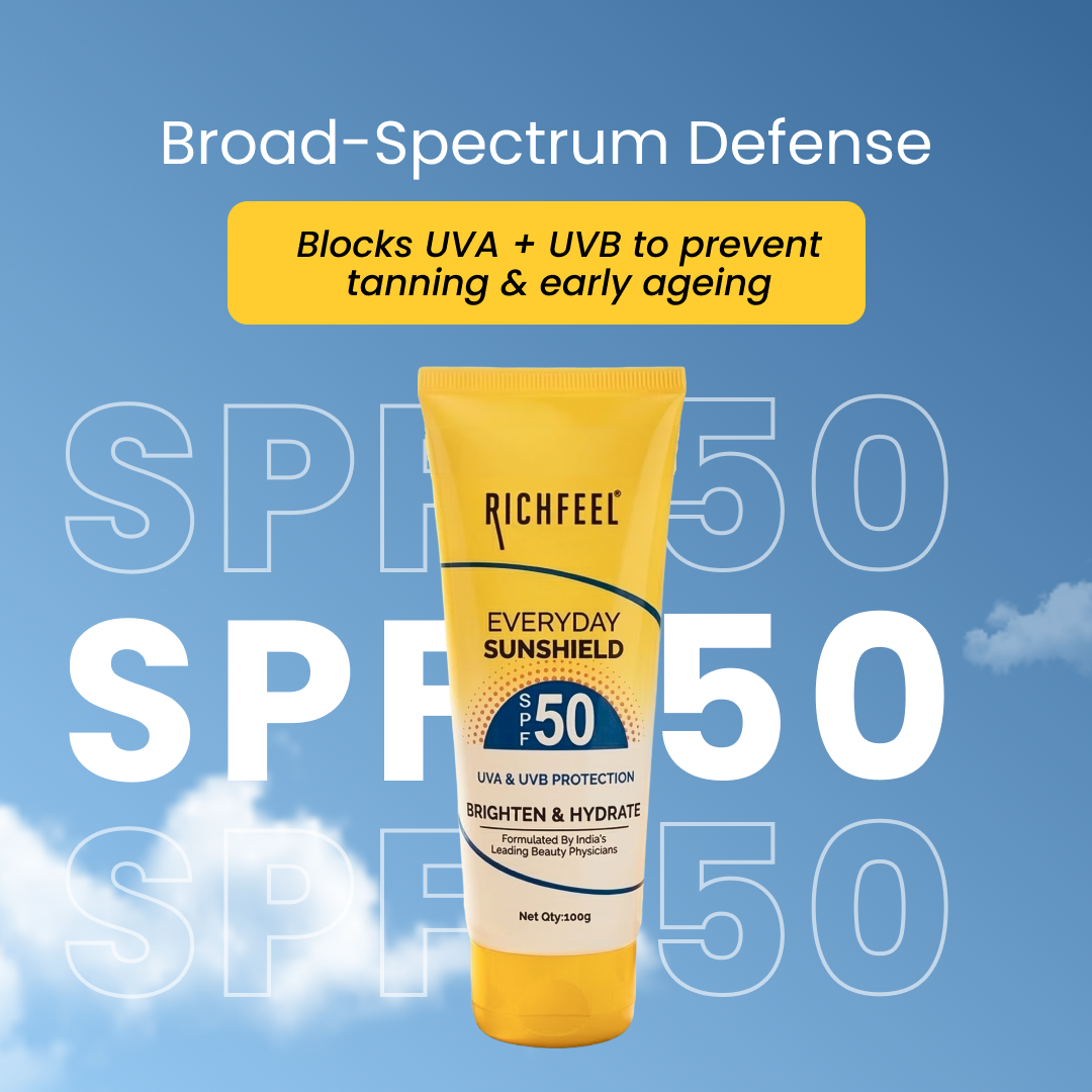 Richfeell Sunshield (With SPF 50) 100 Gm - Image 6 - Buy from Indicrest