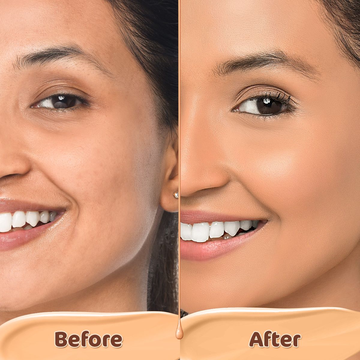 Mamaearth Hydra-Glow Full Coverage Foundation With Vitamin C & Turmeric, 30ml | Sun Glow - Image 4 - Buy from Indicrest