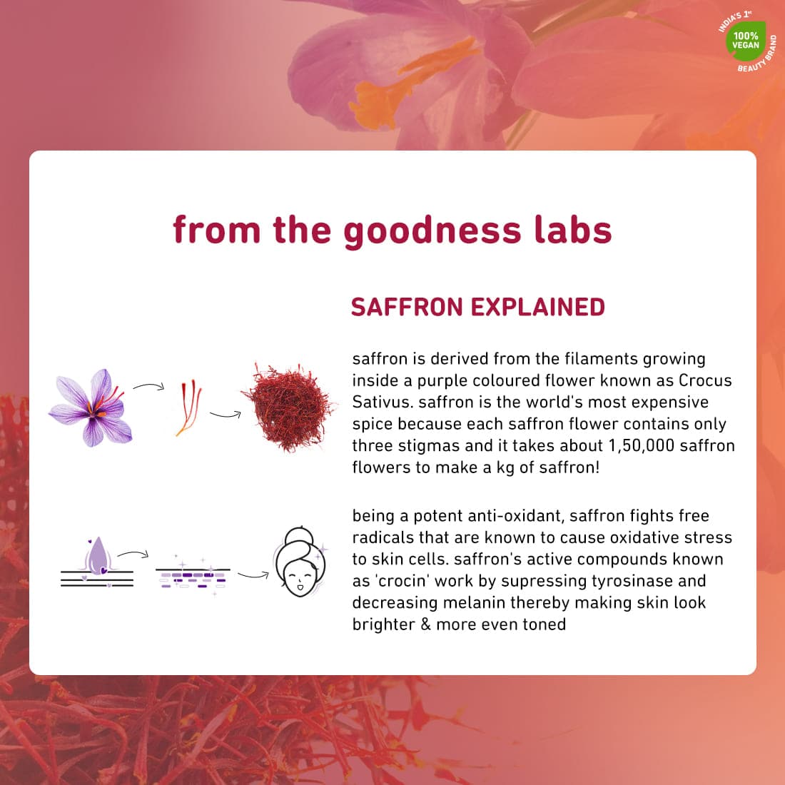 Plum Saffron & Kumkumadi Oil Glow Bright Moisturizer with SPF 35 | Enhances Glow | Brightens Skin, 50g