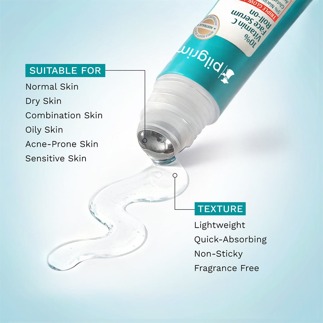 Pilgrim 10% Vitamin C Face Serum Roll-On, 25ml - Image 6 - Buy from Indicrest