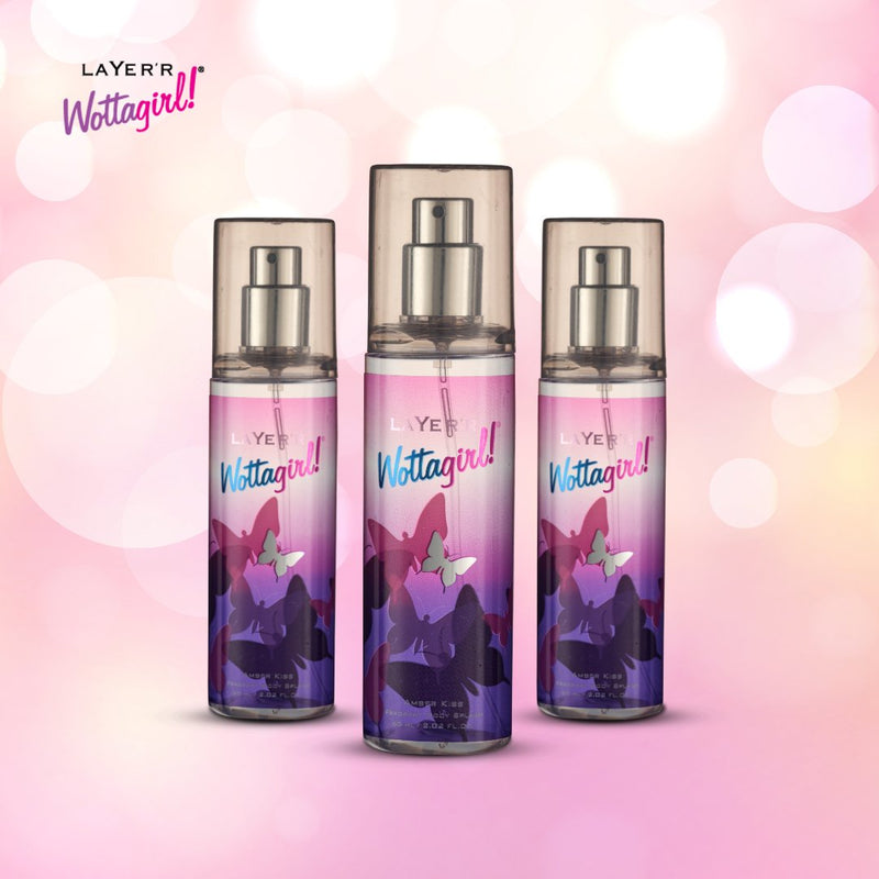 Wottagirl AMBER KISS, PACK OF 3 X 60ml - Buy from Indicrest
