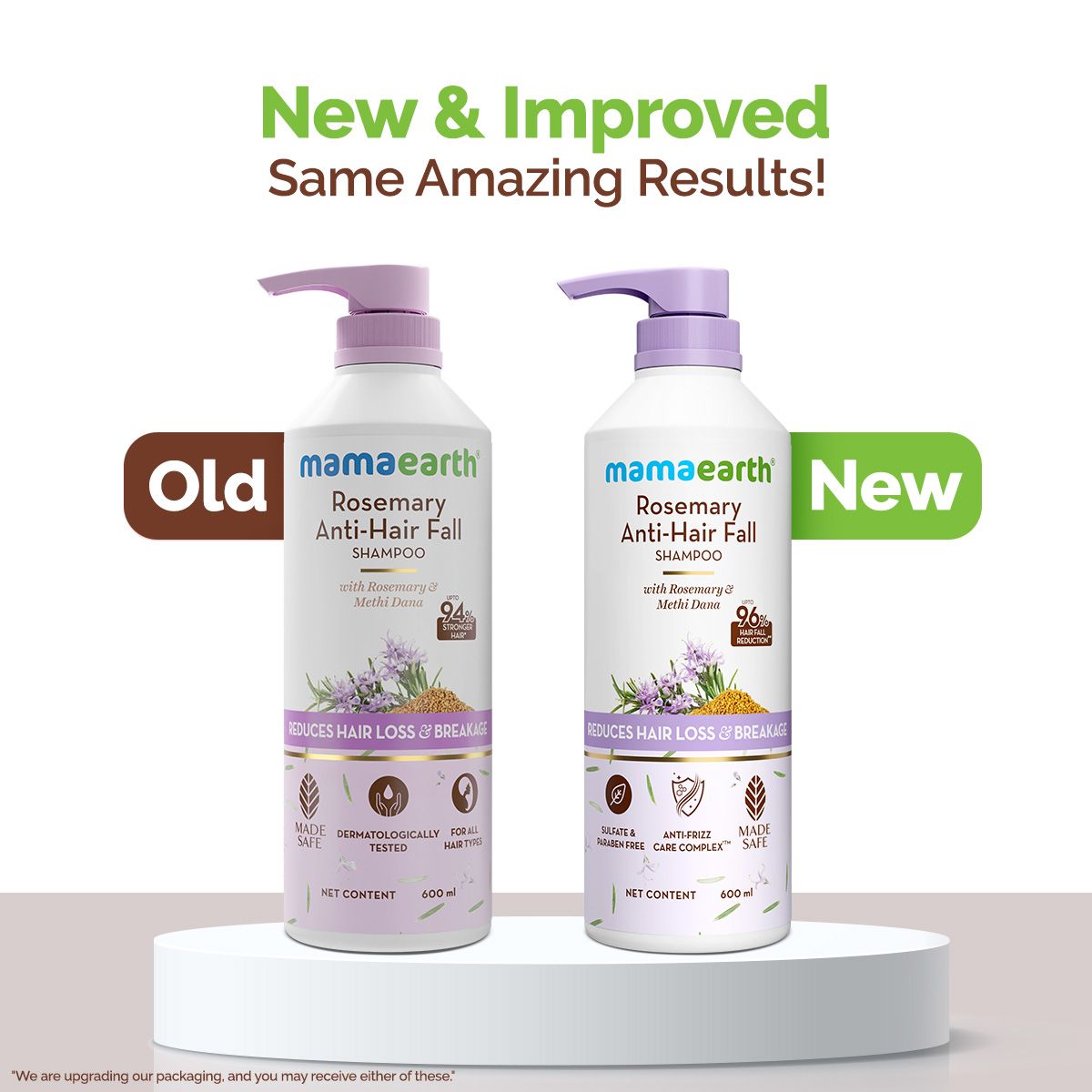 Mamaearth Rosemary Anti-Hair Fall Shampoo with Rosemary & Methi Dana for Reducing Hair Loss & Breakage, 600ml - Image 7 - Buy from Indicrest