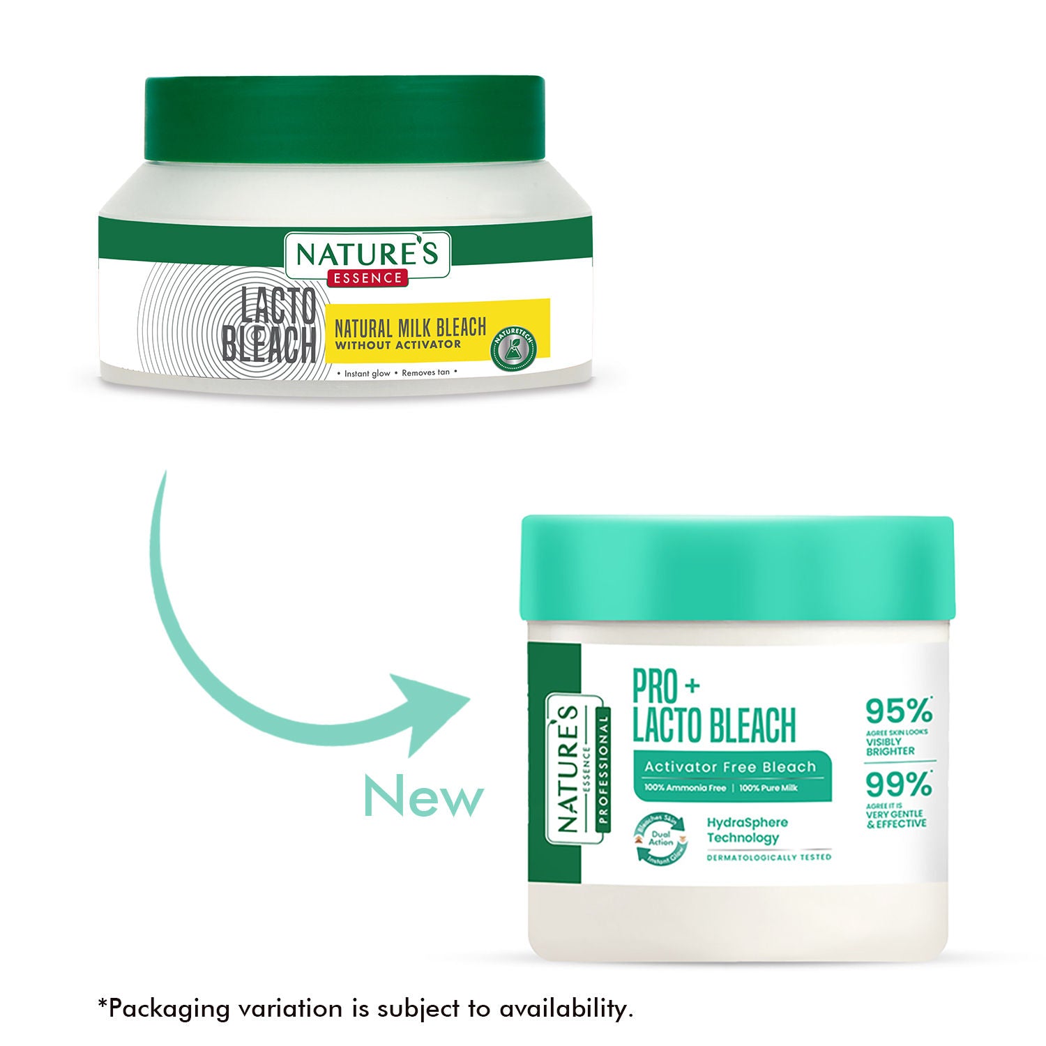 Nature's Essence Professional Pro+ Lacto Bleach Cream For Women Activator Free Skin Bleach Cream, 500g Buy at Indicrest Image 3