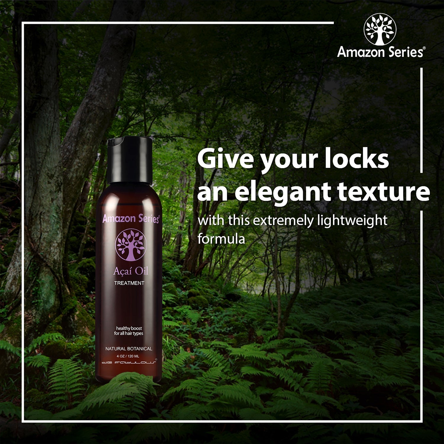 De Fabulous Amazon Series Acai Oil Treatment, 120ml - Image 3 - Buy from Indicrest