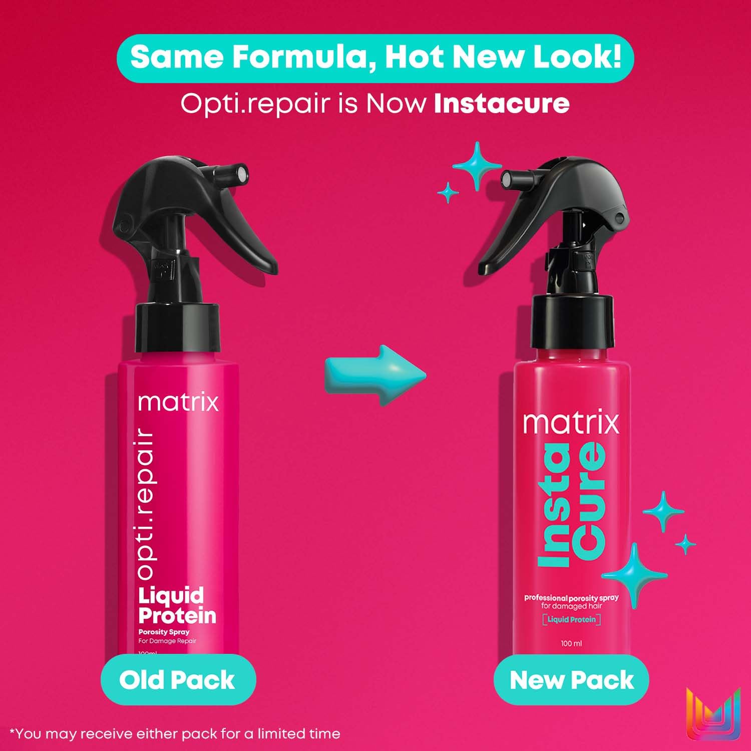 Matrix InstaCure Professional Porosity Spray with Liquid Protein, for Damaged Hair | Reduced Split Ends, Breakage, Knotting | For All Hair Types | Paraben Free, 100ml - Image 2 - Buy from Indicrest