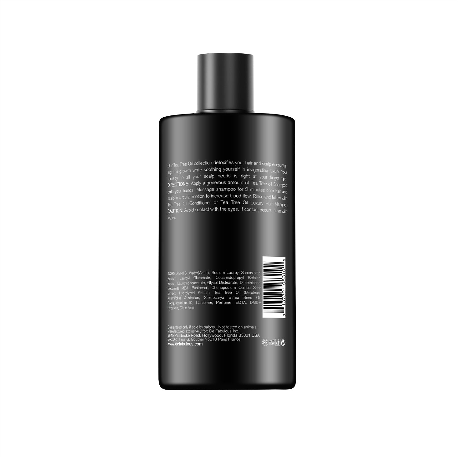 De Fabulous Tea Tree Oil Shampoo, 250ml - Image 7 - Buy from Indicrest