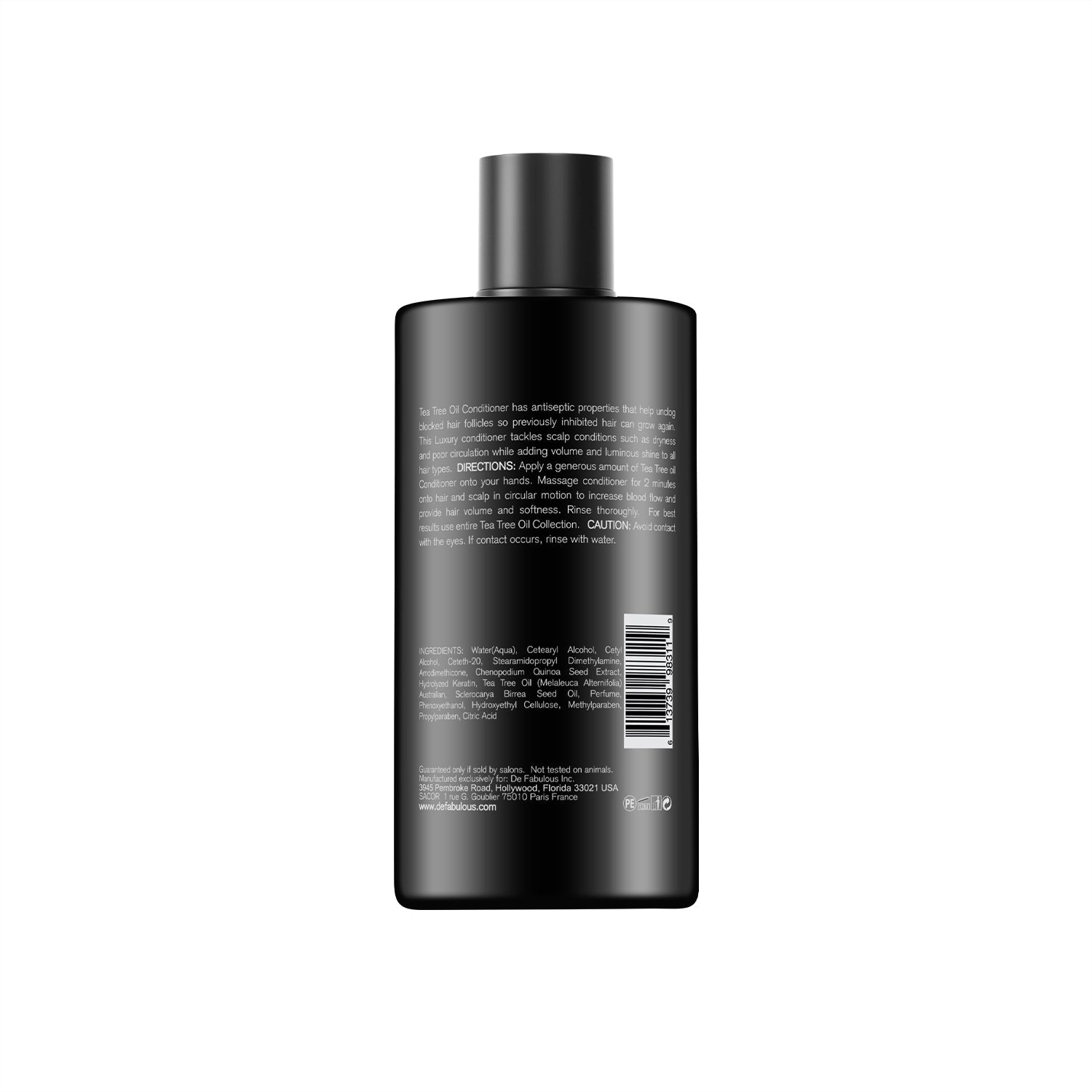 De Fabulous Tea Tree Oil Conditioner, 250ml - Image 6 - Buy from Indicrest