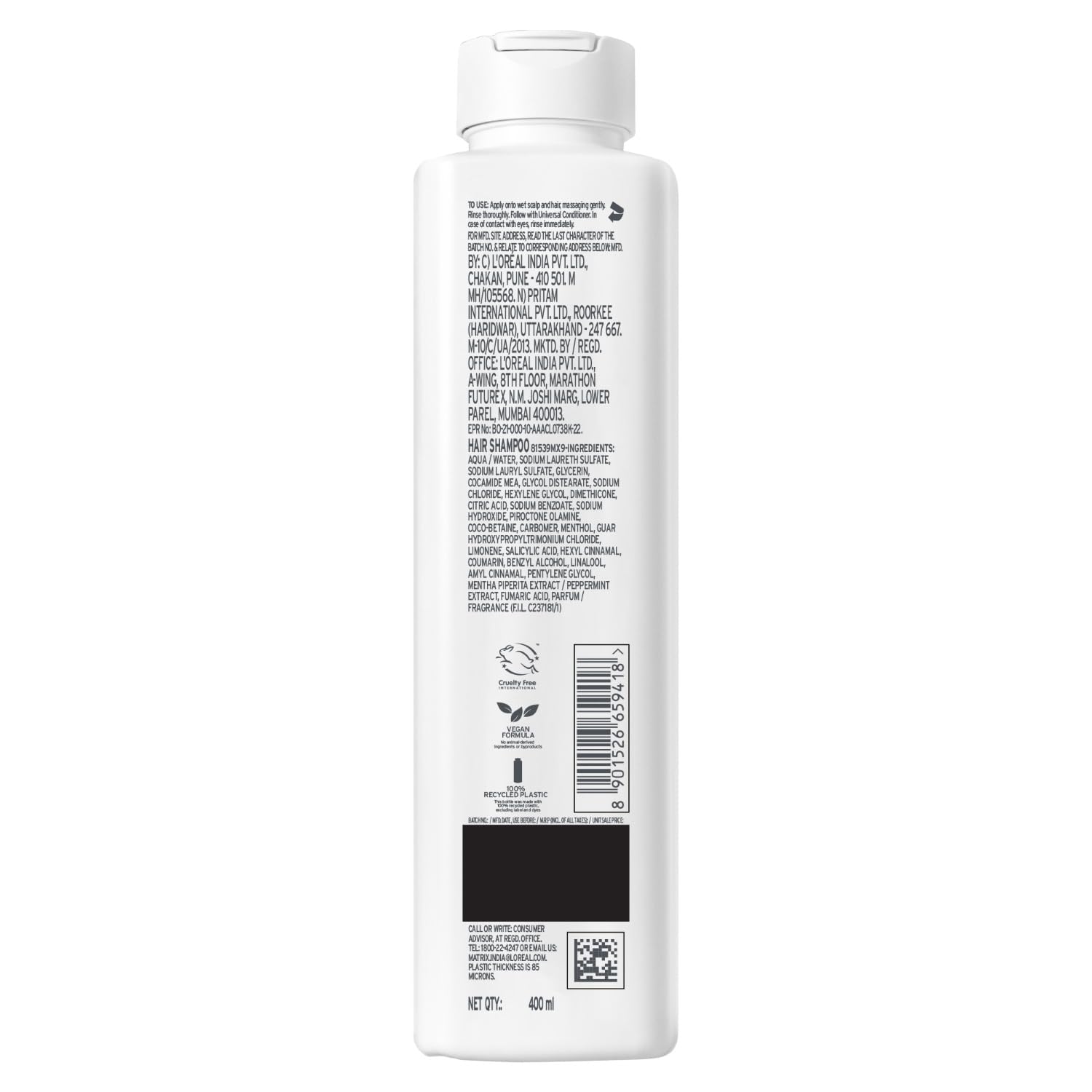 Biolage Scalp Sync Anti-Dandruff Shampoo, Helps Remove Dandruff & Balances Scalp upto 72 hrs Enriched with Piroctone OlamineI For Men and Women I Vegan & Cruelty-Free - Image 10 - Buy from Indicrest
