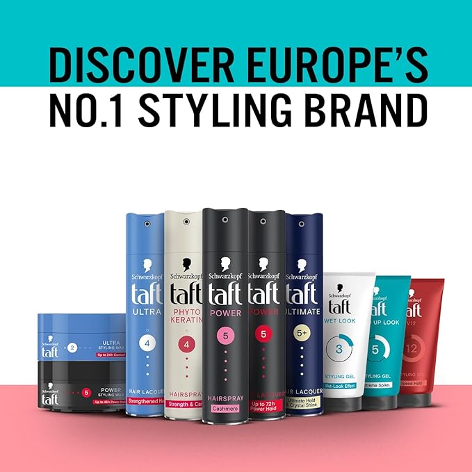 Schwarzkopf Taft Phyto-Keratin Hair Spray Ultra Strong 4 - (250ml)