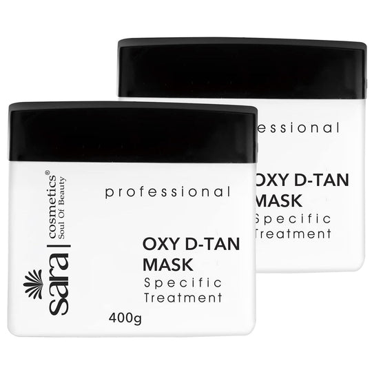 SARA Oxy D-TAN Mask Cream for Clear and Blemish-Free Skin For Men and Women, De-Tan Ideal For All Types of Skin, 400g, Pack of 2 - Buy from Indicrest