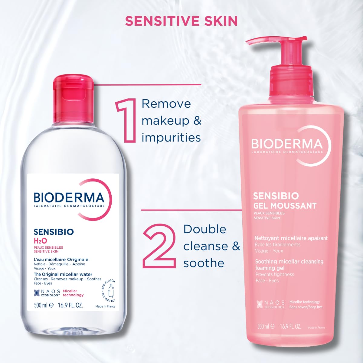 Bioderma Sensibio H2O, 500ml