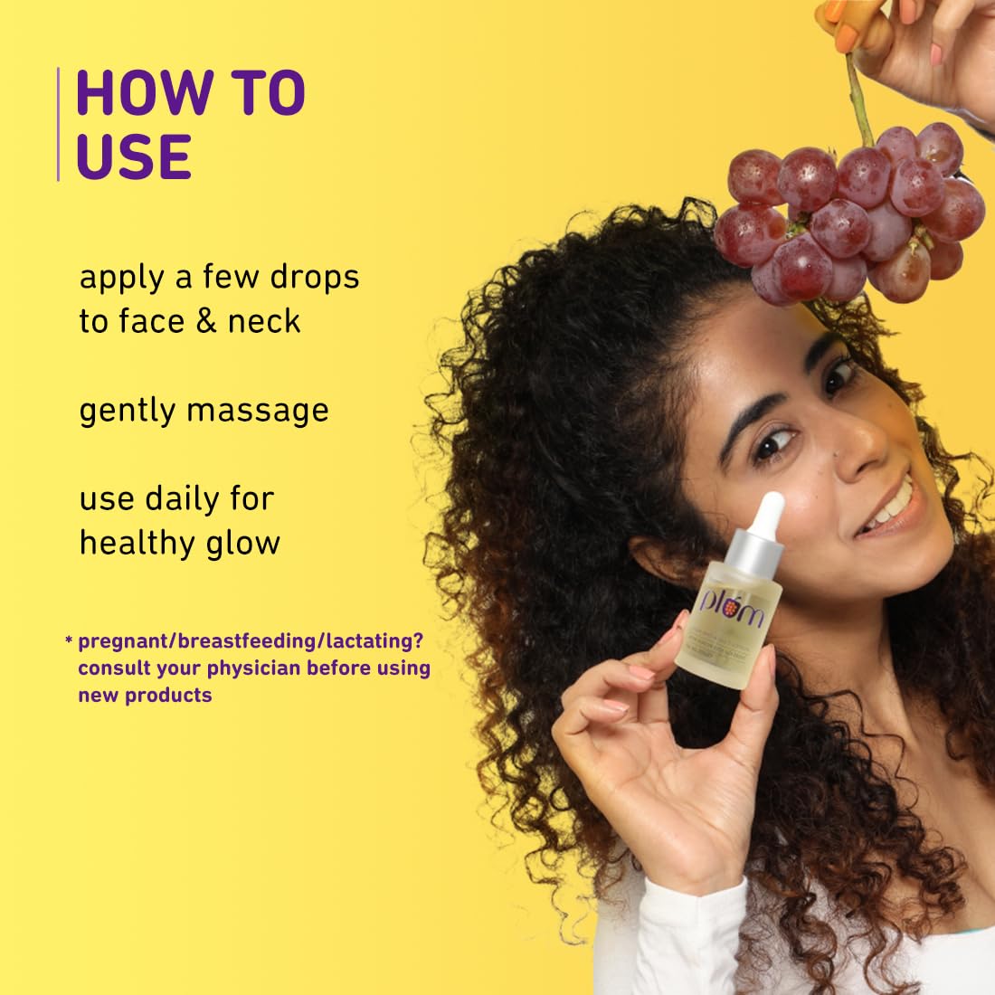 Plum Grape Seed & Sea Buckthorn Glow-Restore Face Oils Blend, 30ml