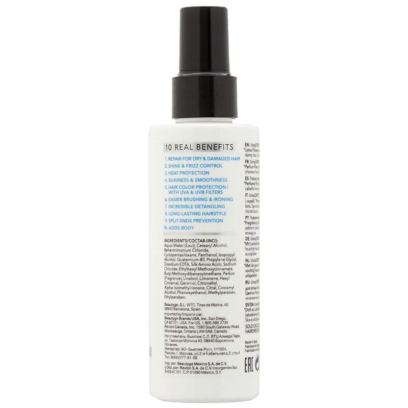 Revlon Uniqone Hair Treatment Lotus Flower Fragrance, BLUE 150ml - Image 8 - Buy from Indicrest