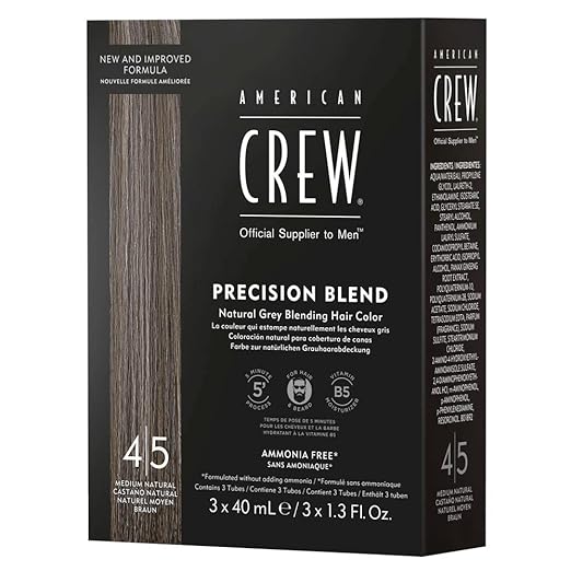 Revlon American Crew Precision Blend Hair Color, Medium Natural - 3 X 40ml - Buy from Indicrest