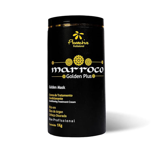 Floractive Profissional Marroco Golden Mask, 1000g | Intensive Hair Conditioning Mask Buy at Indicrest