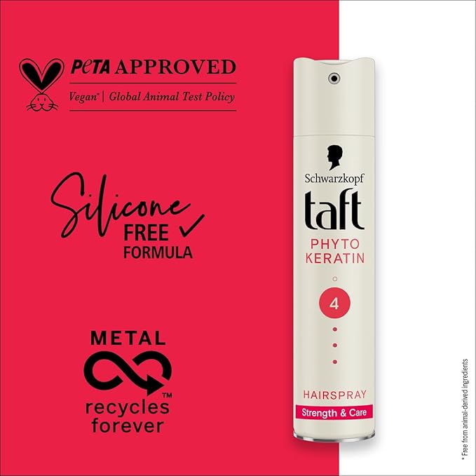 Schwarzkopf Taft Phyto-Keratin Hair Spray Ultra Strong 4 - (250ml)
