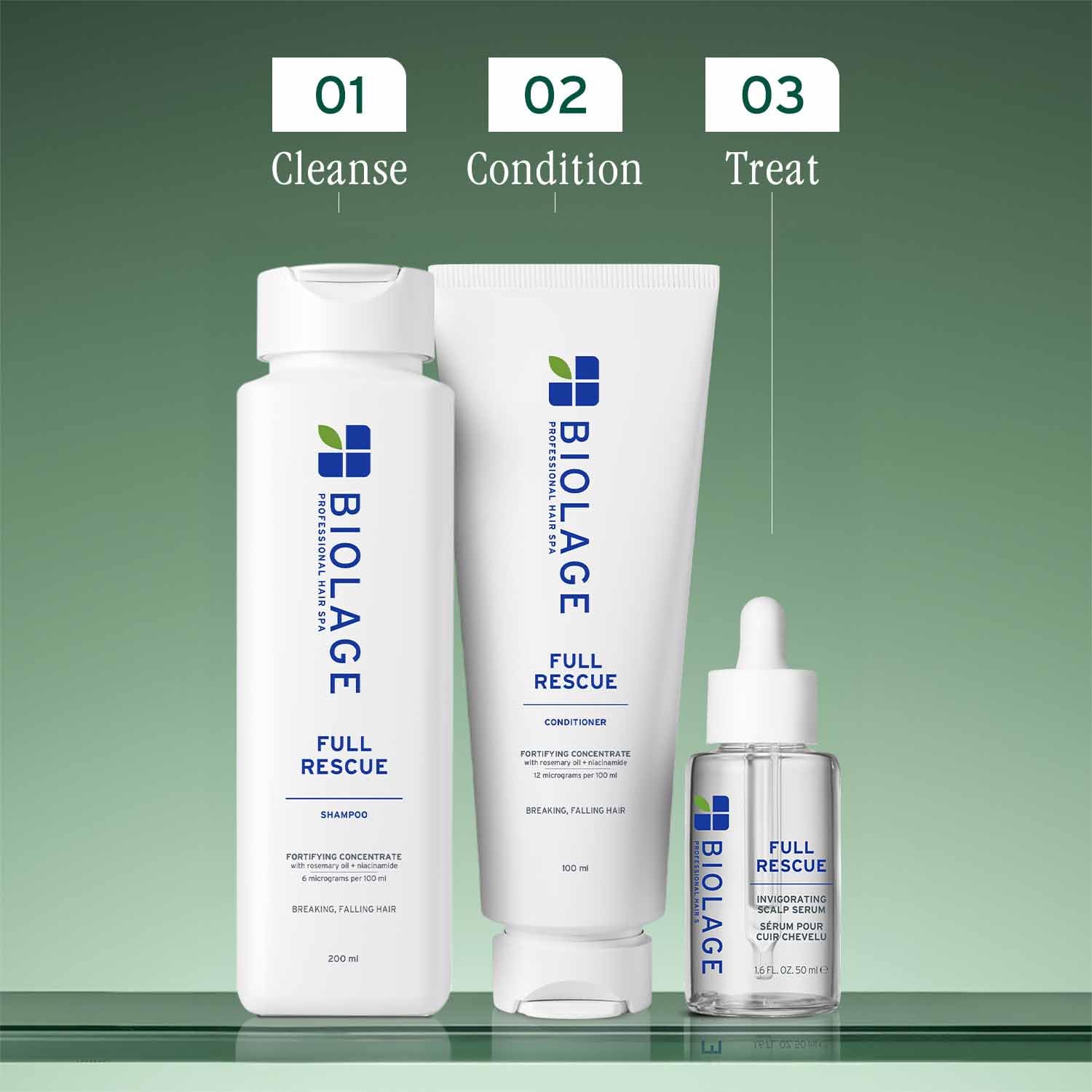 Biolage Full Rescue Anti-Breakage Conditioner, 74% less breakage & Reduces Hairfall - Image 8 - Buy from Indicrest