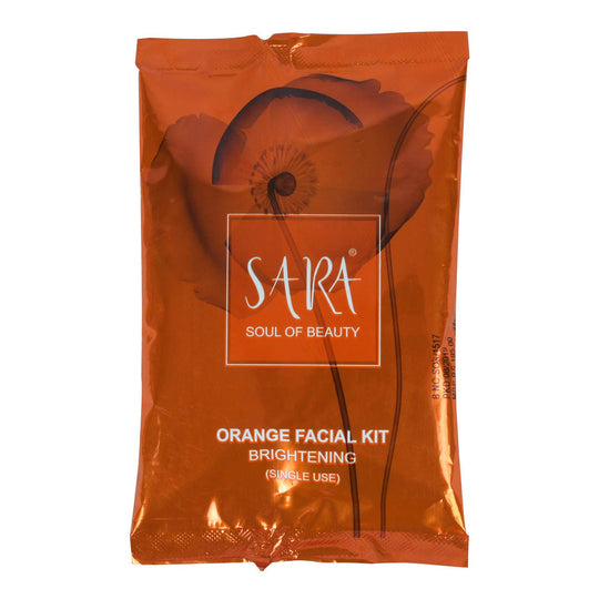 SARA Orange Facial Kit for Skin Cleansing and Brightening, For Single Use, 40g - Buy from Indicrest