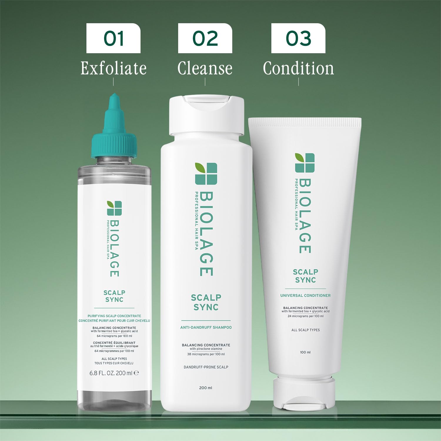 Biolage Scalp Sync Universal Conditioner - Nourishing & Hydrating for All Scalp Types, Lightweight Moisturizing & Conditioning, Fermented Tea Blend & Glycolic Acid, Vegan & Paraben-Free - Image 8 - Buy from Indicrest