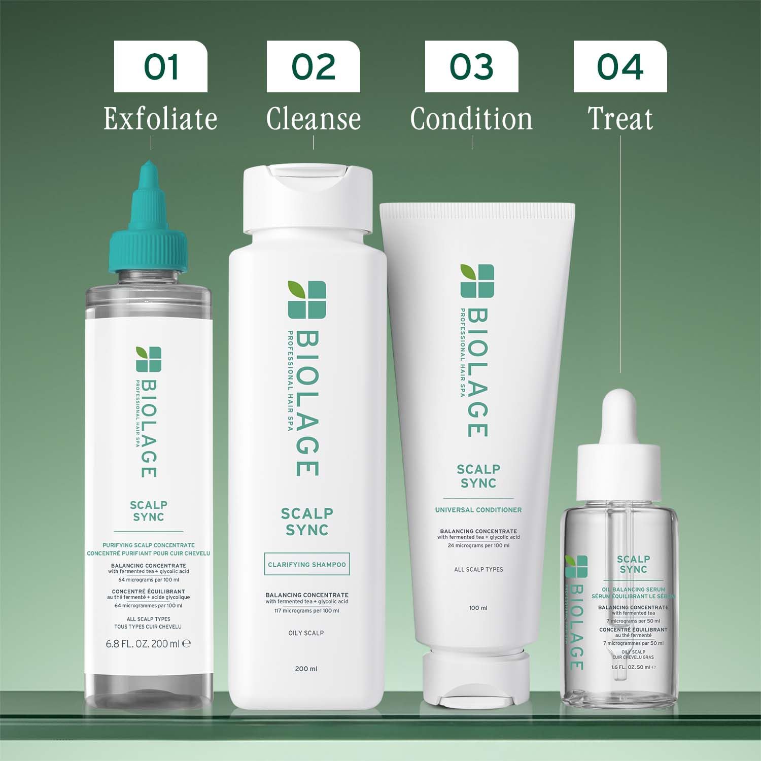 Biolage Scalp Sync Clarifying Shampoo, Soothes and Hydrates Scalp for up to 72 hours, Enriched with Fermented Tea and Glycolic Acid IFor Women & Men I Vegan & Cruelty-Free - Image 8 - Buy from Indicrest