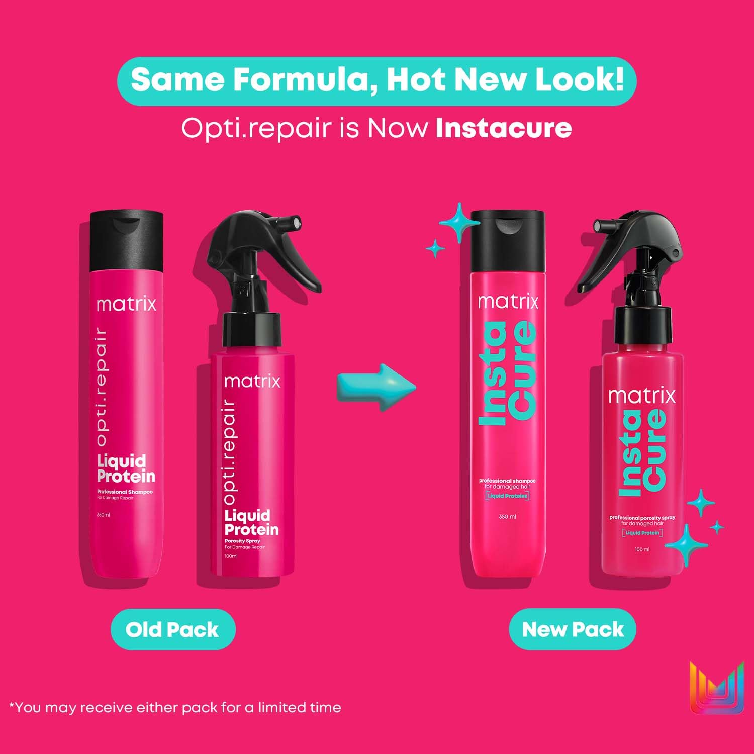 Matrix InstaCure Shampoo & Conditioner Combo with Liquid Protein for Damaged Hair| Ditch Damage from the 1st Use*| Reduced Split Ends, Breakage, Knotting | For All Hair Types - Image 2 - Buy from Indicrest