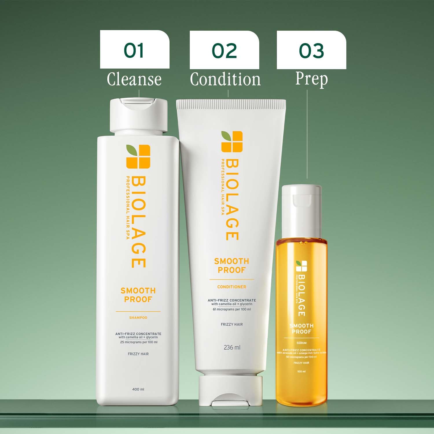 Biolage Smoothproof Conditioner For Frizzy Hair | Provides Humidity Control & Anti-Frizz Smoothness With Camellia Flower Natural Vegan - Image 9 - Buy from Indicrest