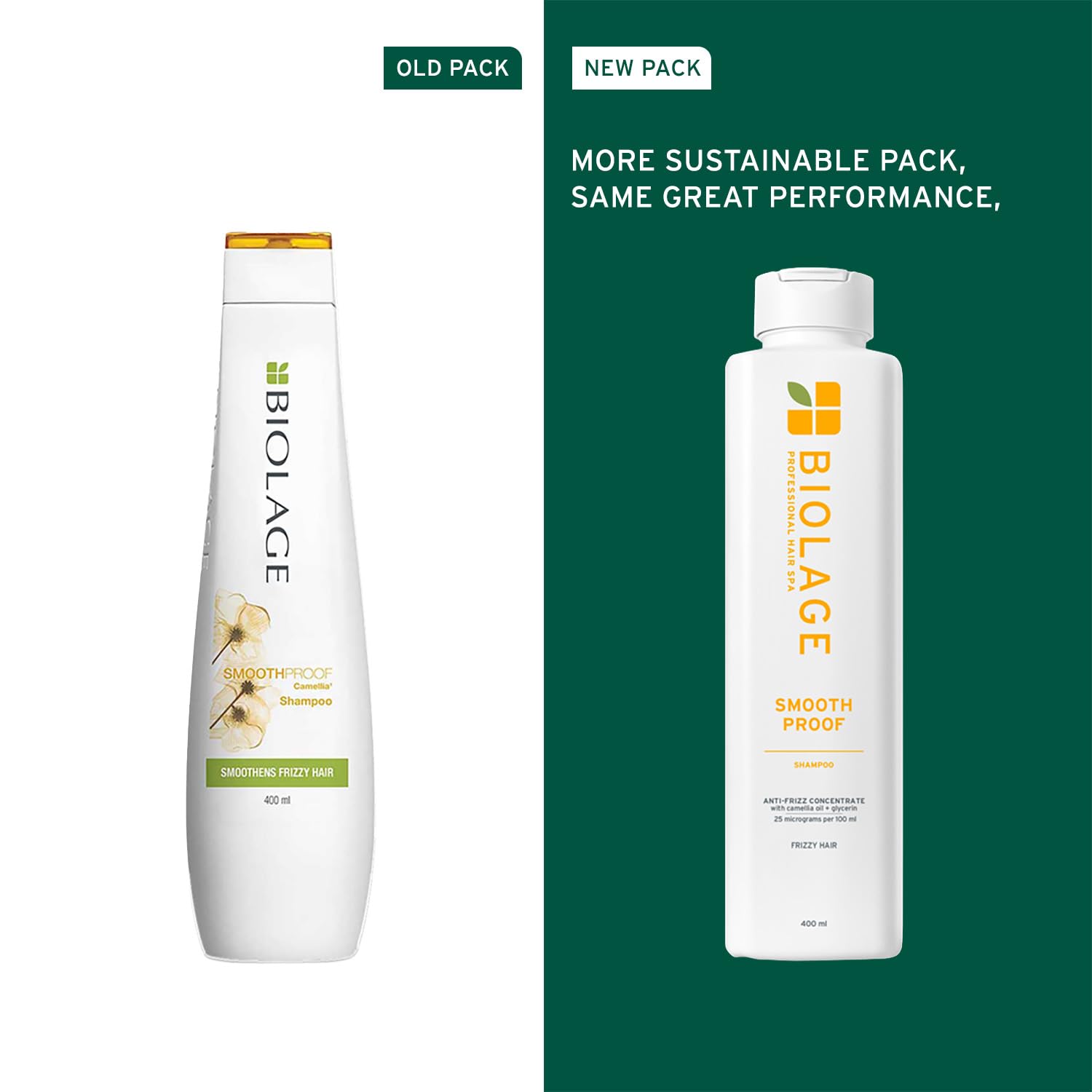 Biolage Smooth Proof Professional Shampoo | Up to 72HR Frizz Control | With Camellia Oil & Glycerin | For Dry and Frizzy Hair | For Women and Men | Vegan & Cruelty-Free - Image 2 - Buy from Indicrest