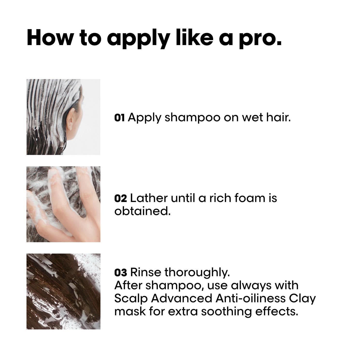 L'Oréal Professionnel Paris Anti-Oiliness Shampoo + Absolut Repair Molecular Rinse-Off Serum + Absolut Repair Molecular Leave-In Mask (300ml +250ml+100ml)