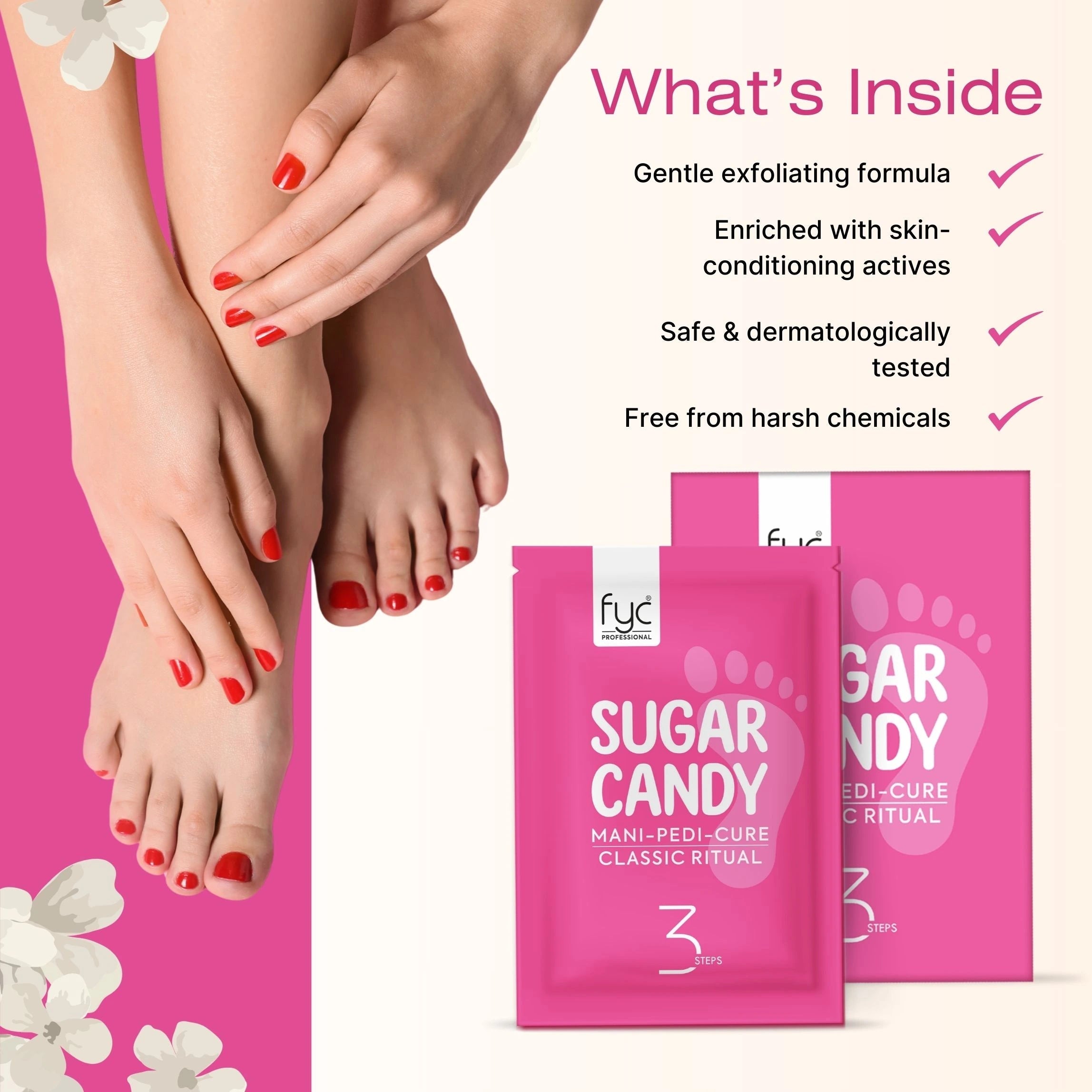 fyc-professional-sugar-candy-3-step-pedicure-pack-of-2 - Image 4 - Buy from Indicrest