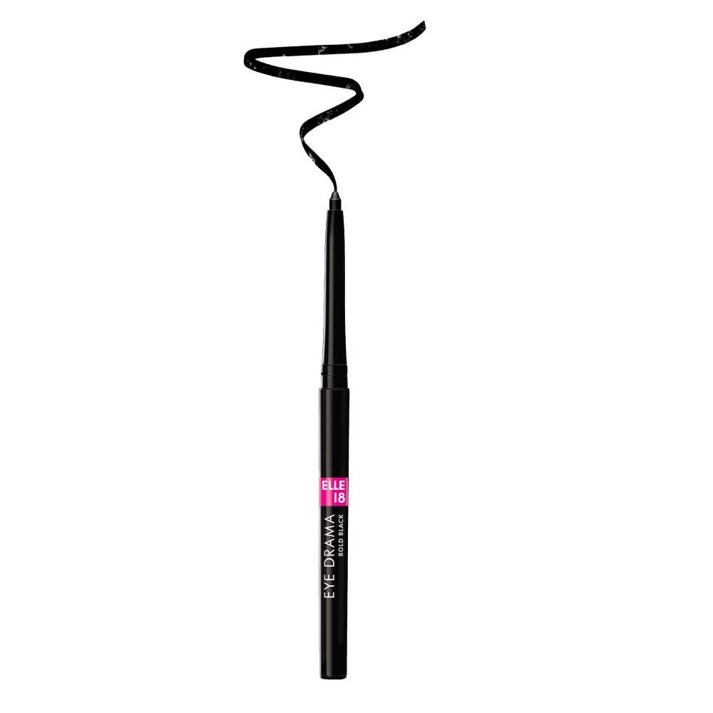 Elle 18 Eye Drama Kajal Bold Black - Pack Of 3 Combo, Each 1.05g Buy at Indicrest Image 2